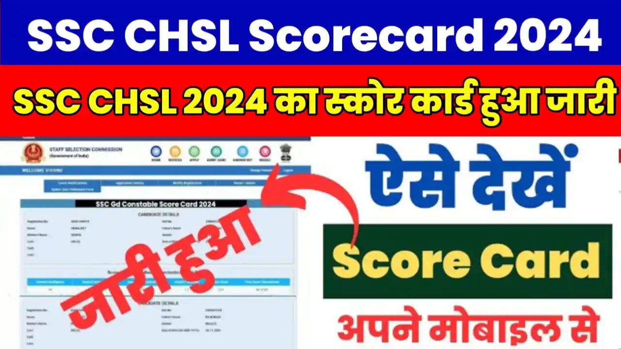 SSC CHSL Tier 1 Scorecard 2024