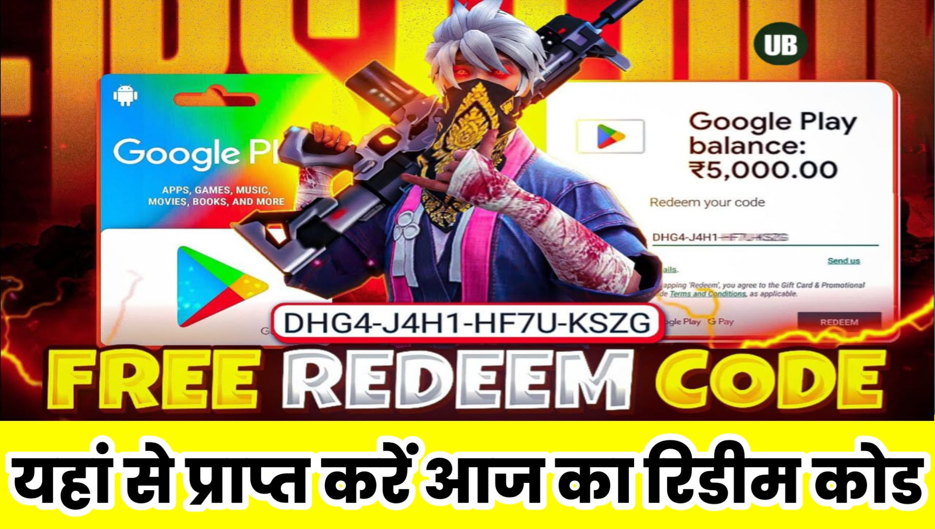 Free Fire Max New Redeem Code Today