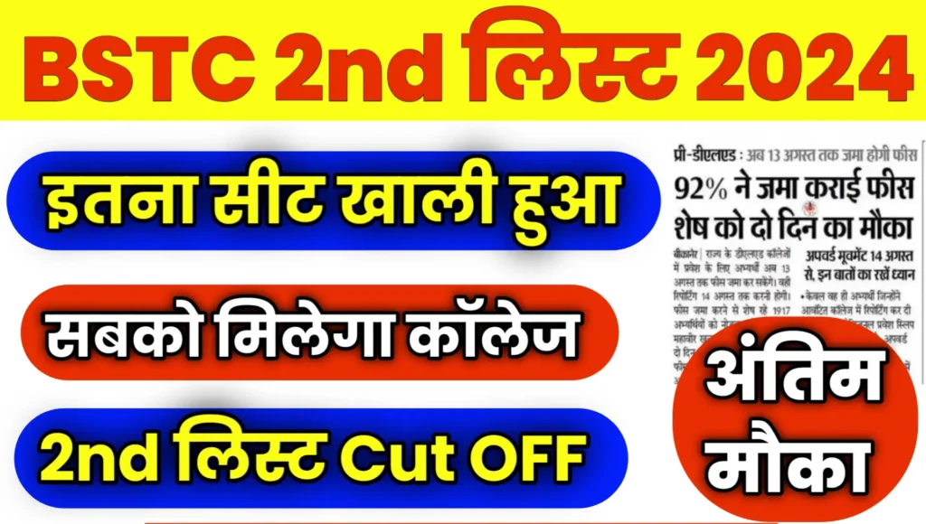 BSTC 2nd List Update