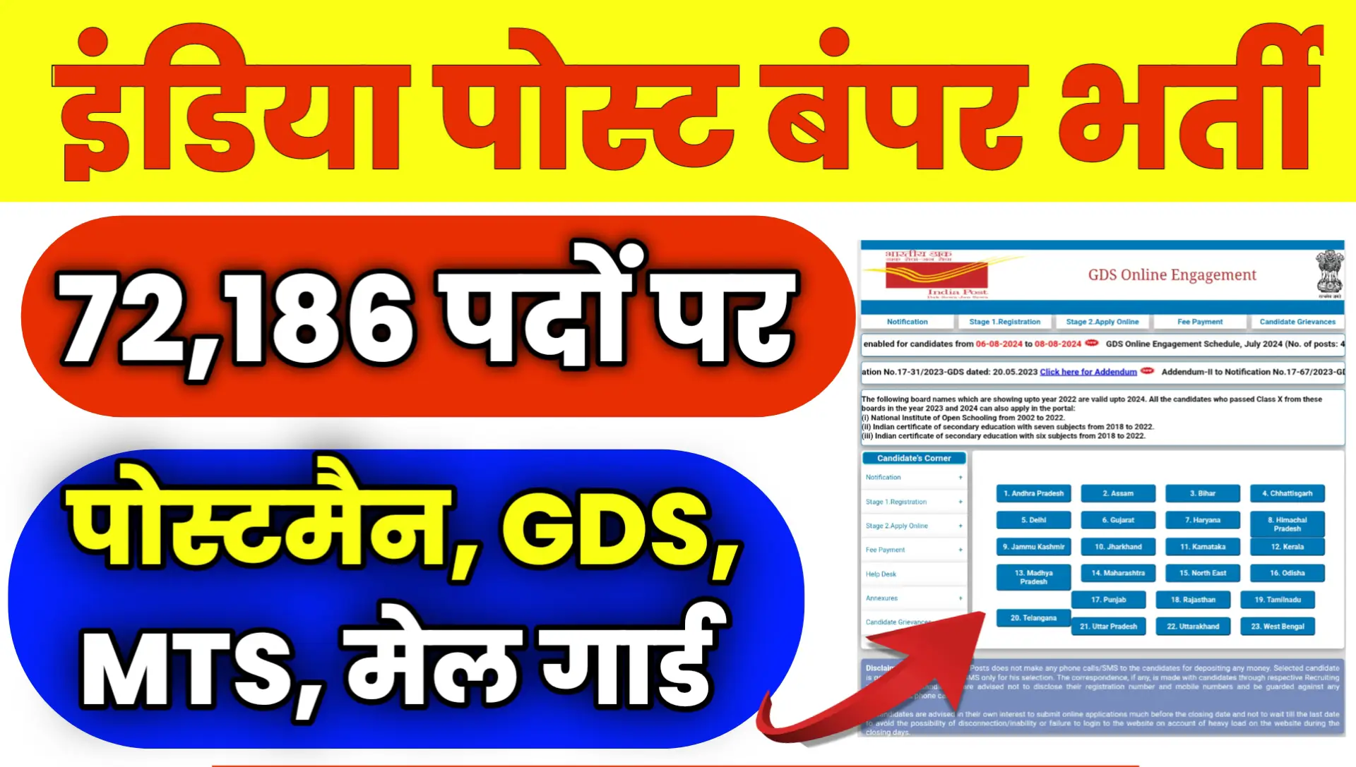 India Post Bharti 2024 Online Apply