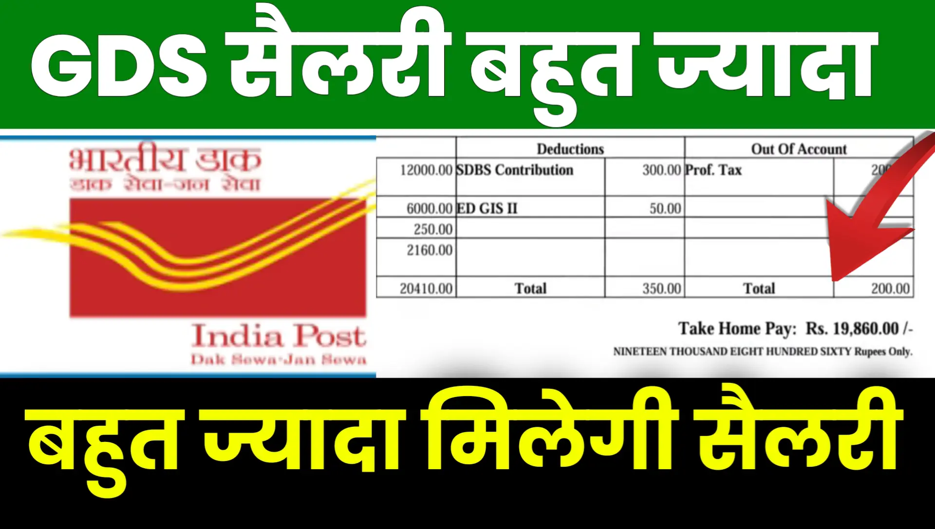 Postal GDS Salary Per Month