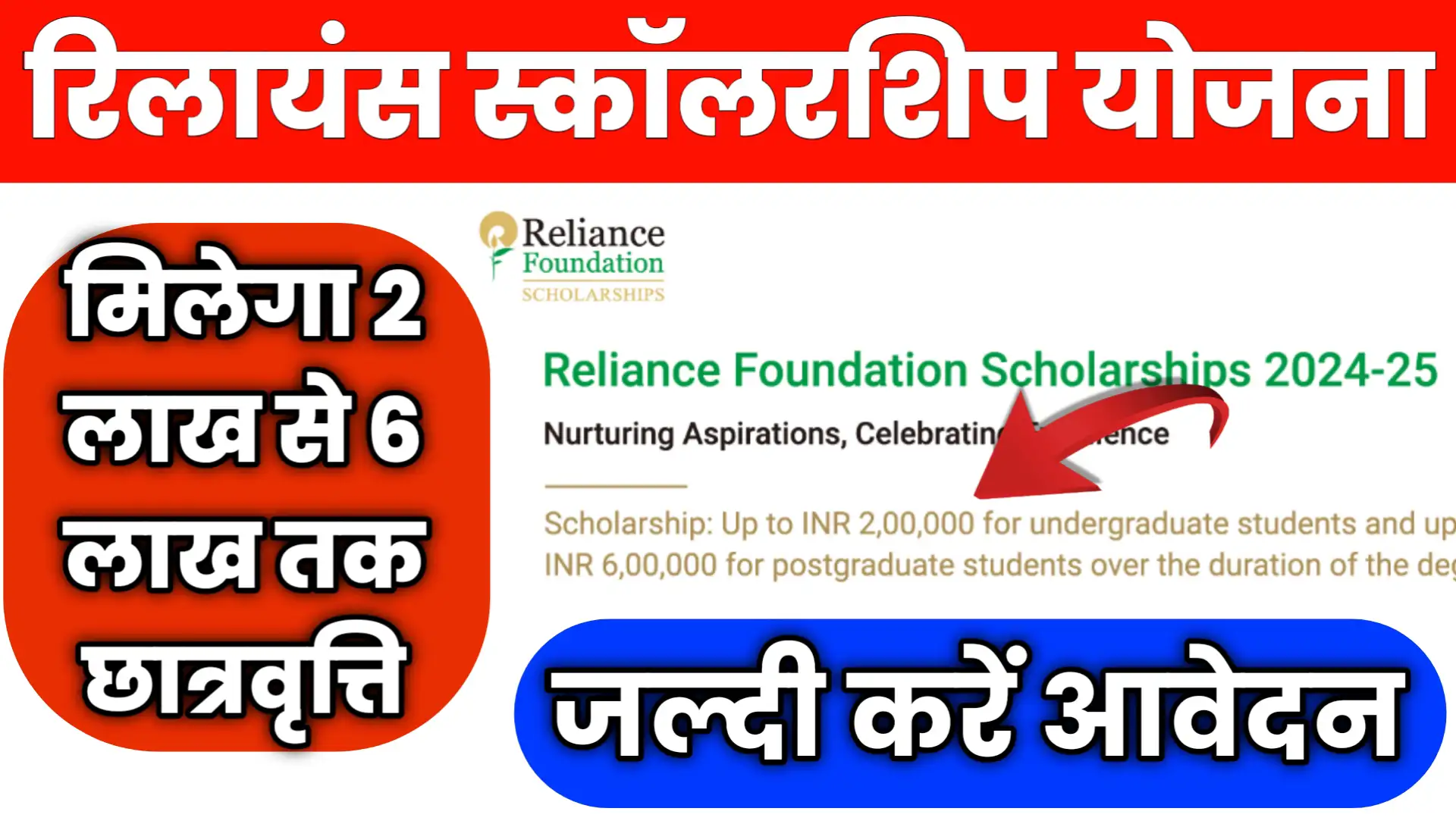 Reliance Foundation Scholarship 2024 Online Apply