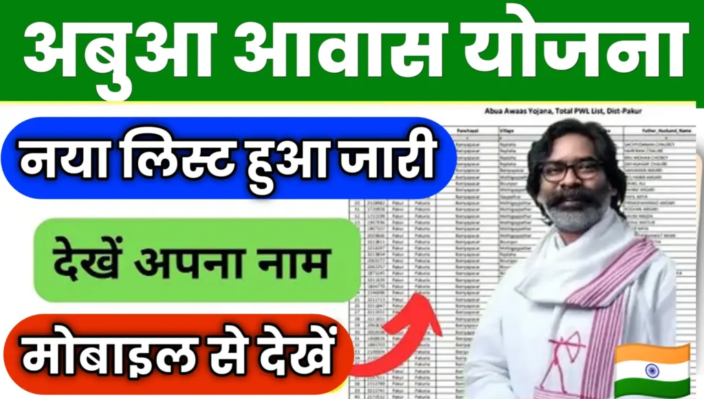 Jharkhand Abua Awas Yojana List Check
